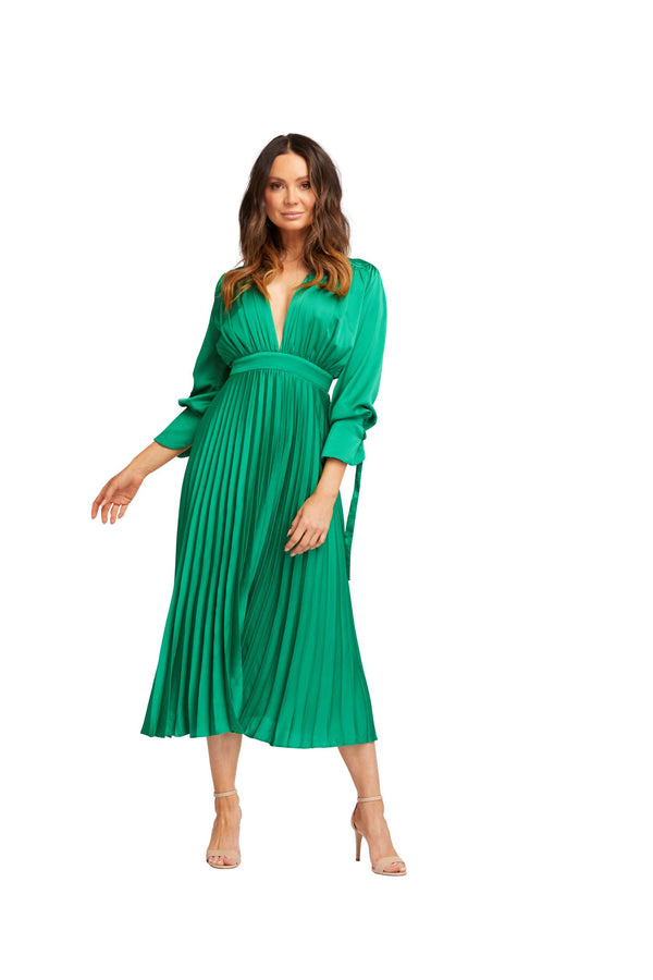 Nicola Finetti Eliana Dress | Emerald