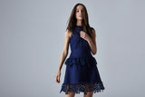 Shilla the label Dolce Lace Trim Mini Dress