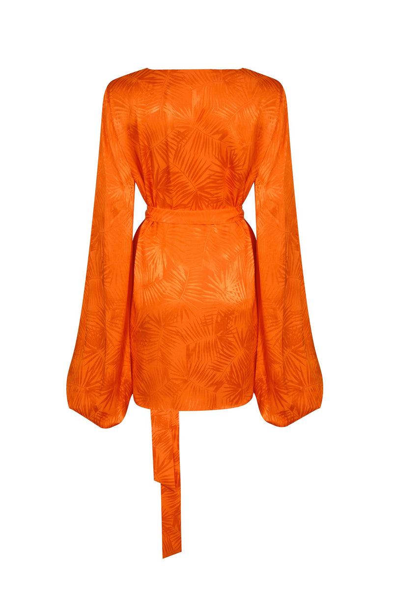 Rat & Boa Harlequin Dress | Orange