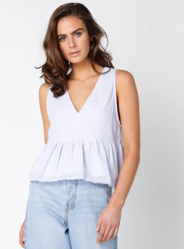 Lulu + Rose Issey stripe top