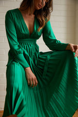 Nicola Finetti Eliana Dress | Emerald
